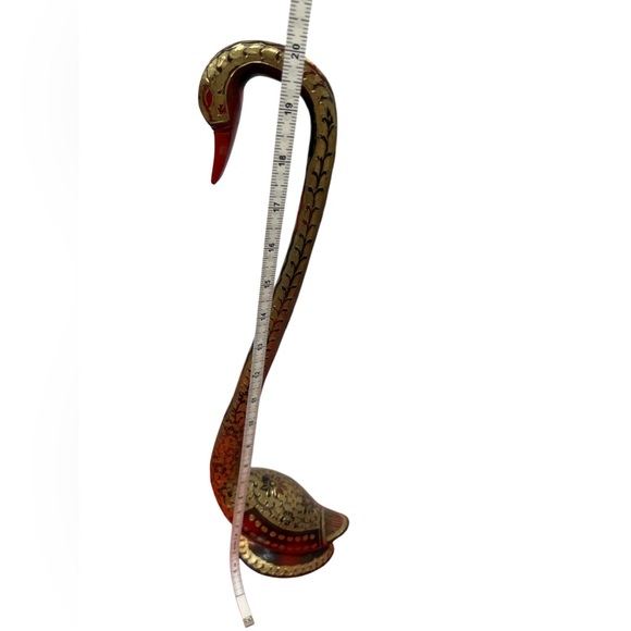 Brass Duck Pair Statue in Gold Color 5.3 lbs - Picture 8 of 13